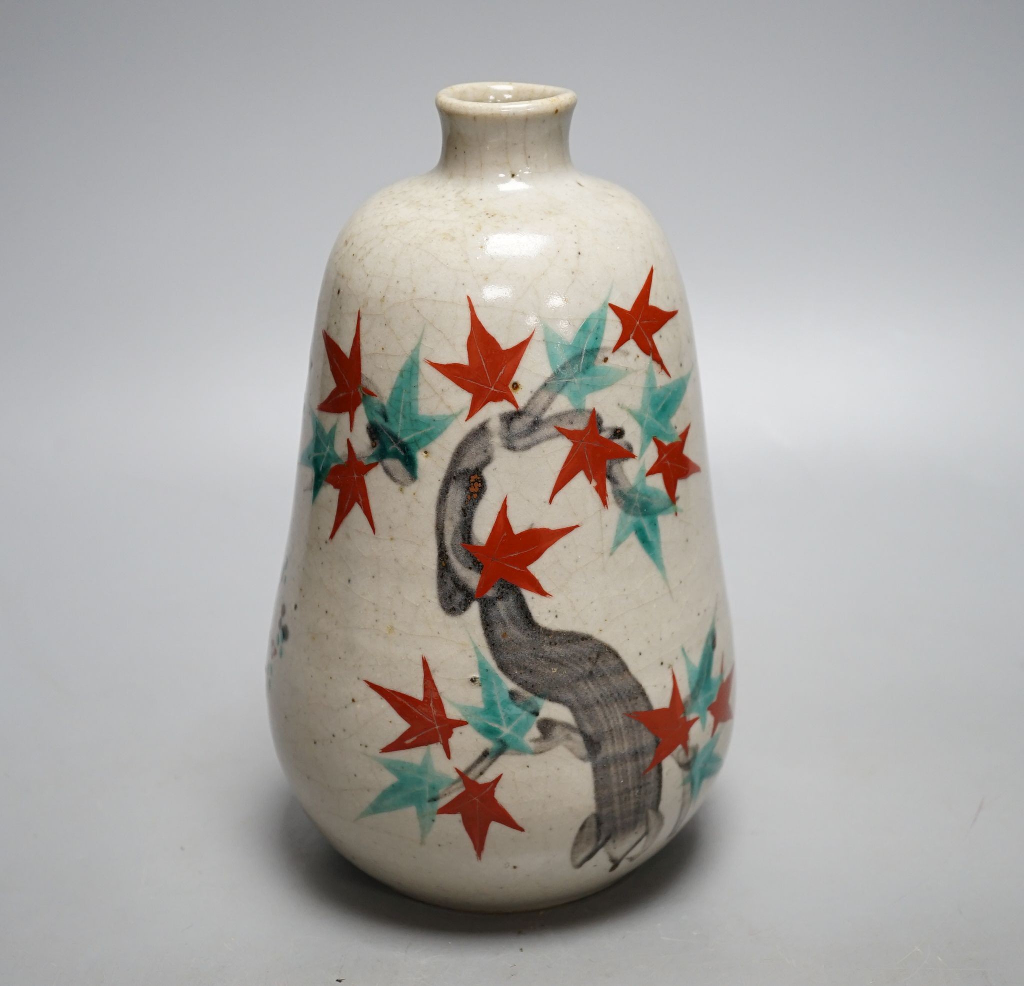 A Japanese sake bottle, 22cm